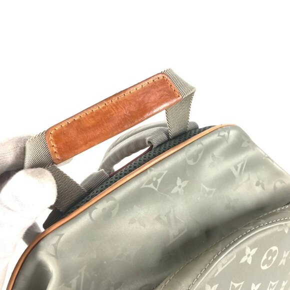 LOUIS VUITTON M43882 Monogram Titanium Backpack PM Canvas Beige - Picture 3 of 14